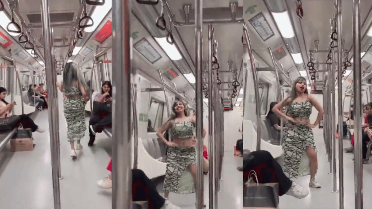 Viral Video Girl Twerking In Delhi Metro Experiences Wardrobe Malfunction Internet Demands